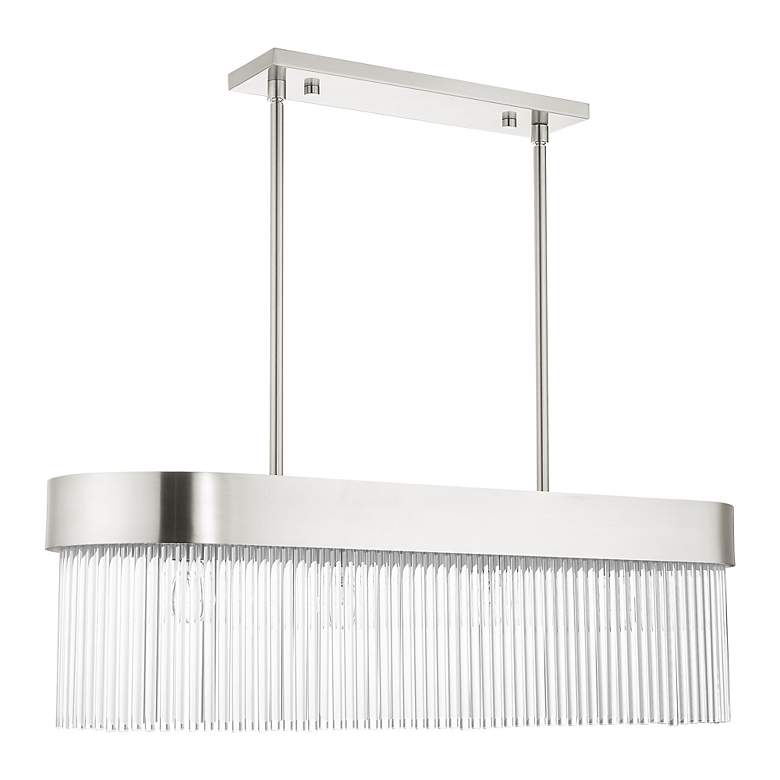 Image 4 Norwich 4 Light Brushed Nickel Chandelier more views