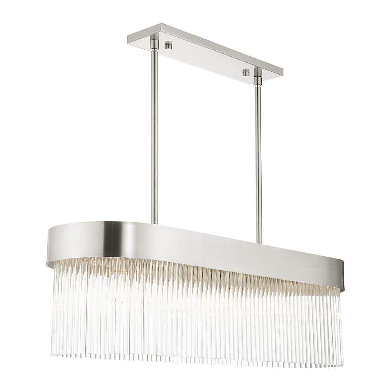 Image 7 Norwich 4 Light Brushed Nickel Chandelier more views