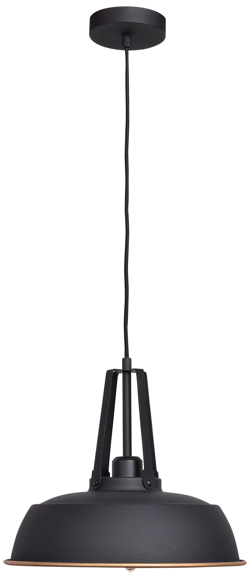 Nostalgia 13 3/4" Wide Matte Black Pendant Light 32T22 Lamps Plus