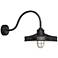 Nostalgia 18" High Black Outdoor Wall Light