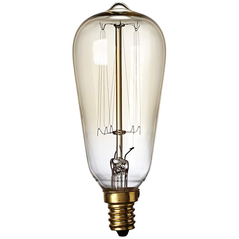 Nostalgic 60 Watt Candelabra Base Edison Style Light Bulb