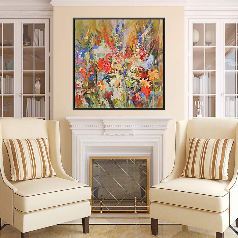 Image 5 Nothing Really Mattered 40" Square Framed Canvas Wall Art more views