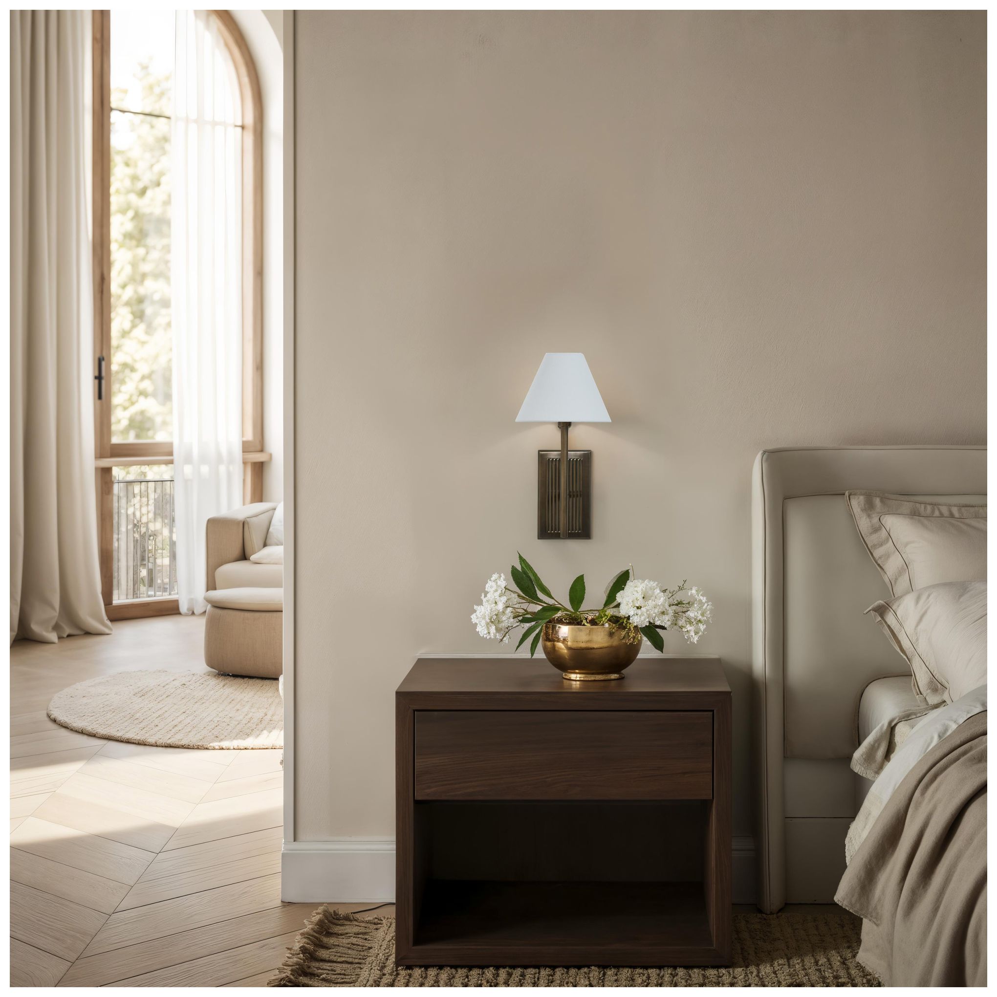 Image 2 Noto Brown 14" Length Table Lamp, Brown more views