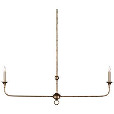 Nottaway 30" Wide Pyrite Bronze 2-Light Bronze Chandelier