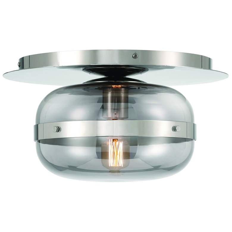 Image 1 Nottgham 10" Flushmount Nickel