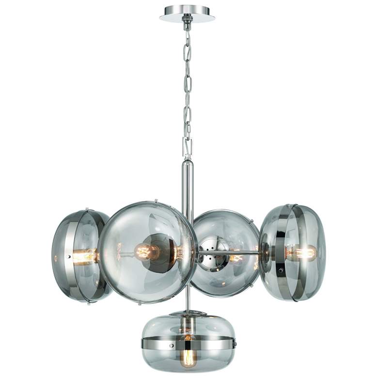 Image 1 Nottgham 28" Chandelier Nickel