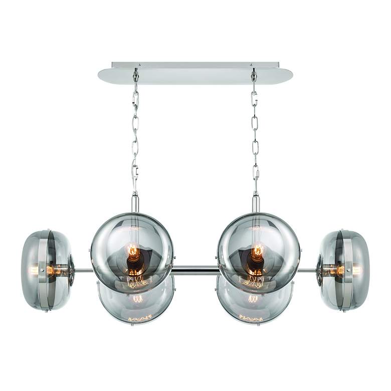 Image 2 Nottgham 44" Chandelier Nickel more views
