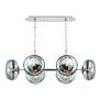 2_Nottgham 44" Chandelier Nickel more views