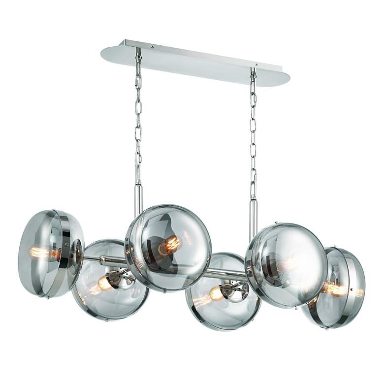 Image 3 Nottgham 44" Chandelier Nickel more views