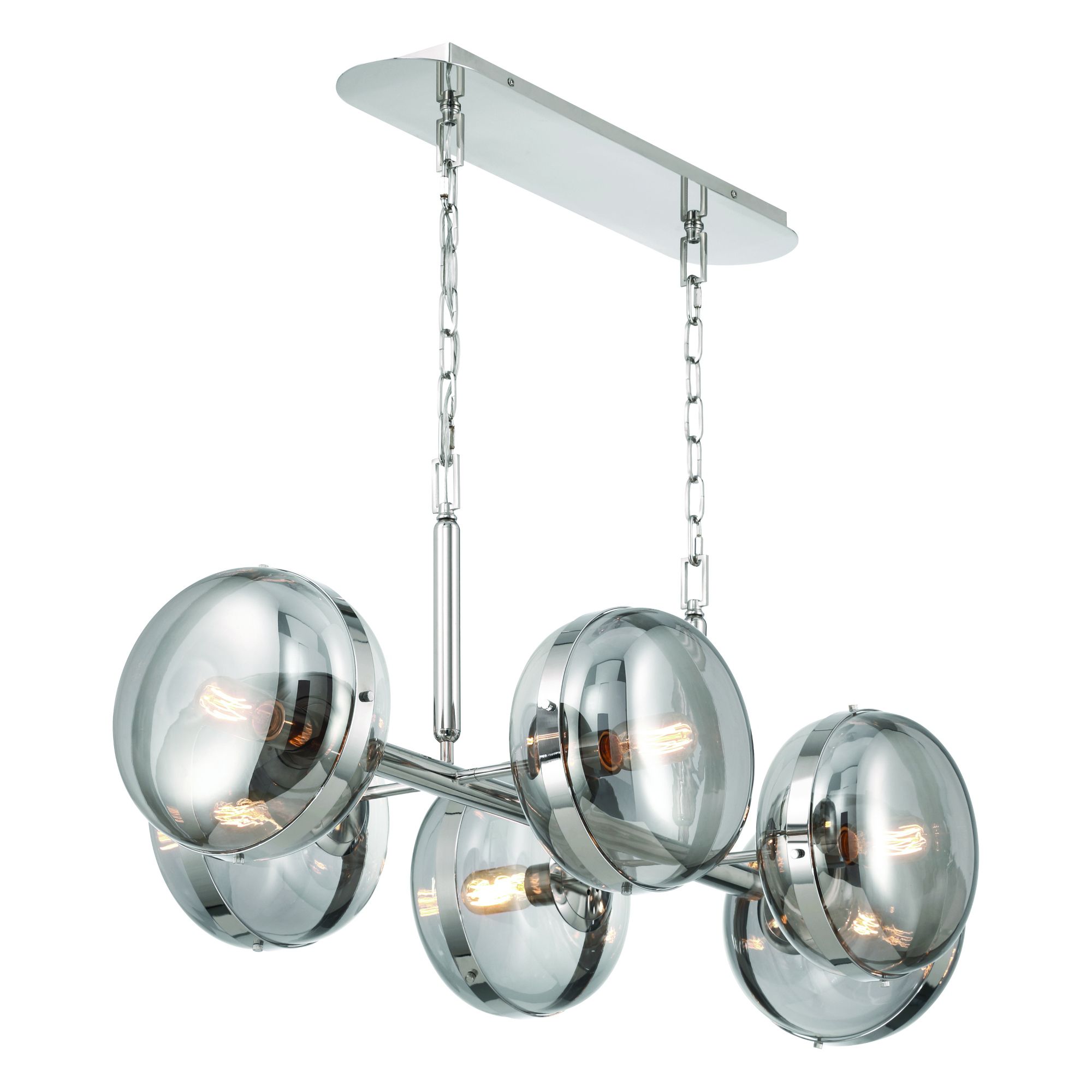 Image 4 Nottgham 44" Chandelier  Nickel more views