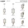 3_Nottingham 1 Light Brushed Nickel Pendant more views