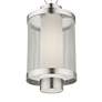 7_Nottingham 1 Light Brushed Nickel Pendant more views