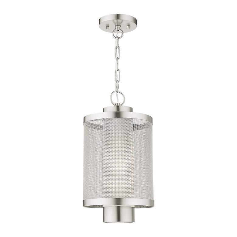 Image 6 Nottingham 1 Light Brushed Nickel Pendant more views