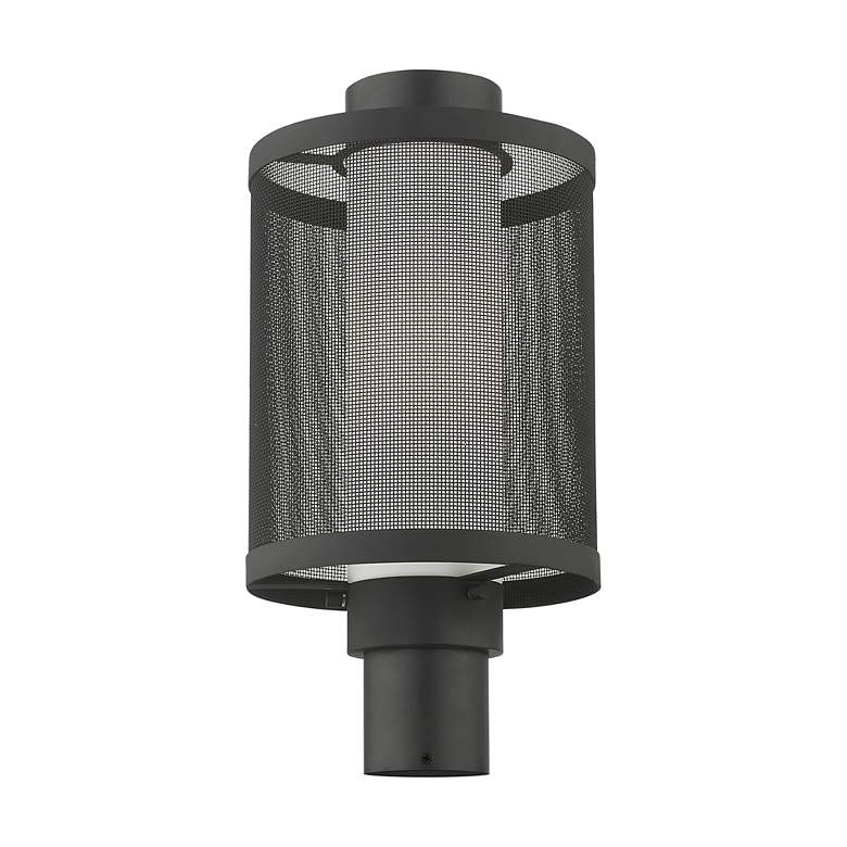 Image 6 Nottingham 1 Light Texture Black Post Light more views