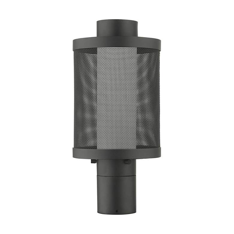 Image 4 Nottingham 1 Light Textured Black Post Light more views