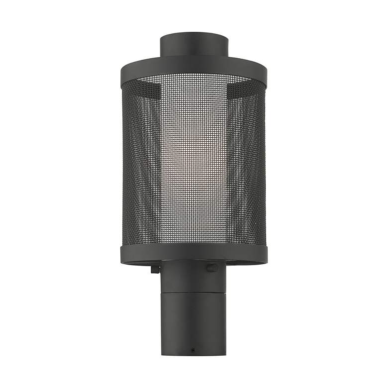 Image 5 Nottingham 1 Light Textured Black Post Light more views