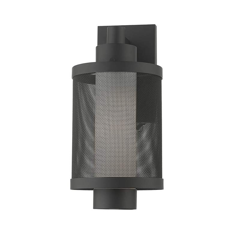 Image 5 Nottingham 1 Light Textured Black Wall Lantern more views