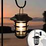Watch A Video About the Nottingham Black LED Solar LED Hanging Coach Light