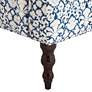 7_Nottingham Blue and White Fabric Arm Chair more views