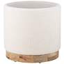 6_Notus Ecru Boucle Storage Ottoman with Wood Base more views