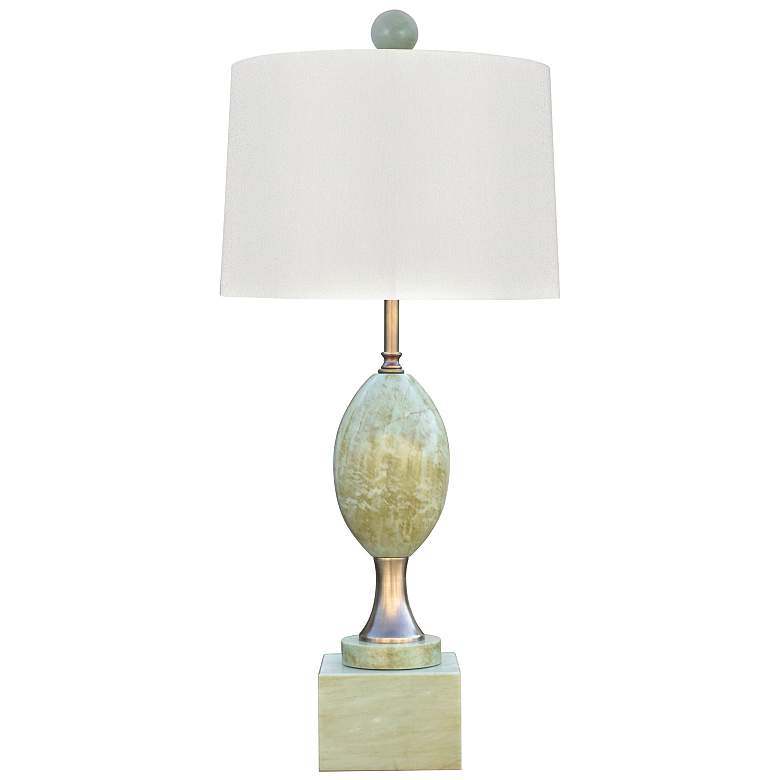 Image 1 Noumena Solid Jade Table Lamp