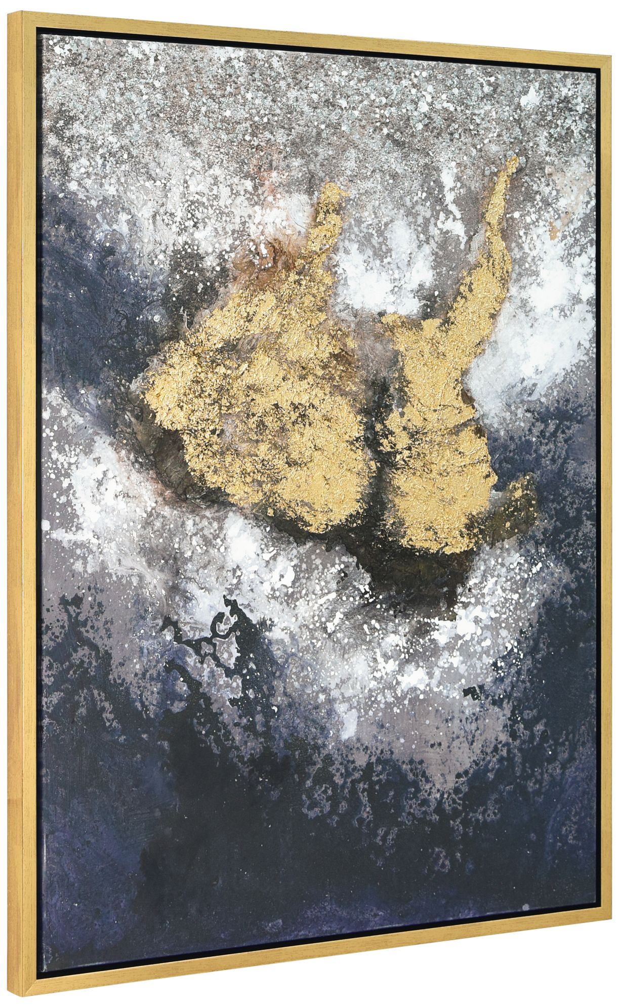 Nourishment 40"H Textured Metallic Framed Canvas Wall Art in scene