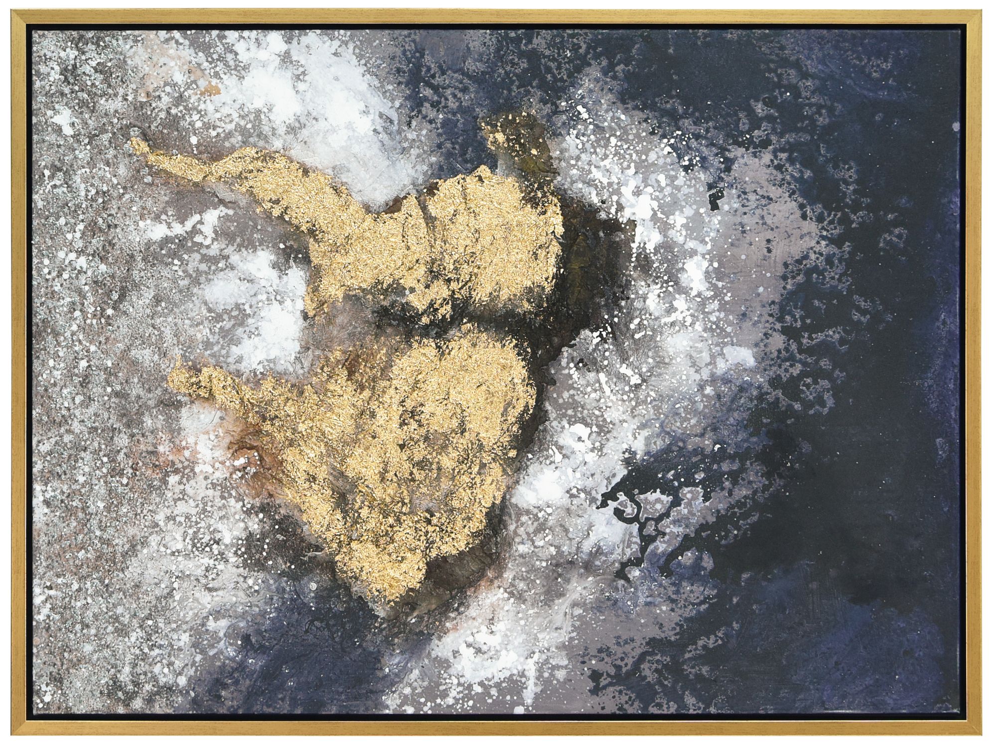 Nourishment 40"H Textured Metallic Framed Canvas Wall Art in scene