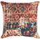 Nourison 57 Grand Red Persian Print 20" Square Throw Pillow