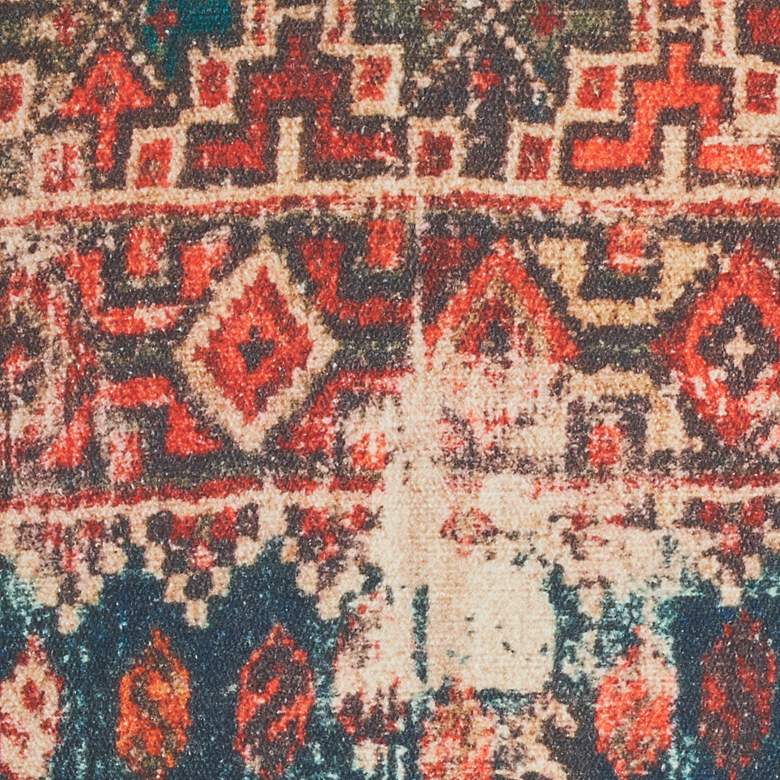 Image 3 Nourison 57 Grand Red Persian Print 20" Square Throw Pillow more views
