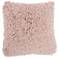 Nourison Blush Curly Shag 20" Square Indoor Throw Pillow