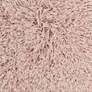 3_Nourison Blush Curly Shag 20" Square Indoor Throw Pillow more views