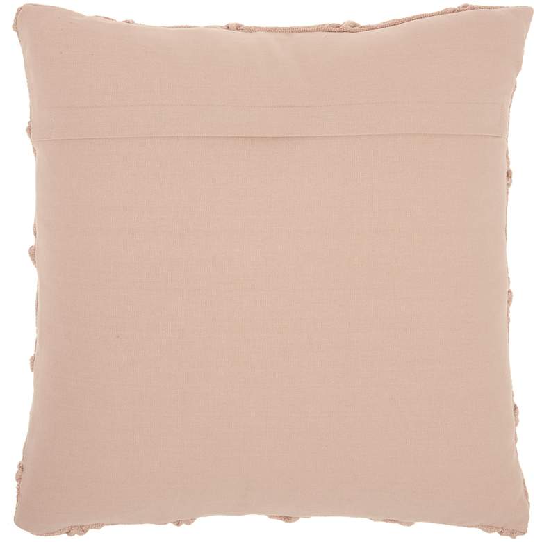Image 4 Nourison Blush Pin Tucked 18" Square Indoor Throw Pillow more views