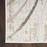 Thumbnail3 of Nourison Glitz GLZ01 5'3"x7'3" Multi-Colored Ivory Area R more views