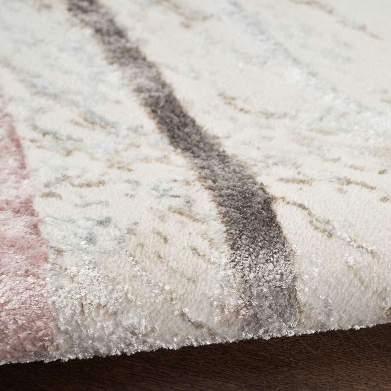 Image 6 Nourison Glitz GLZ01 5'3"x7'3" Multi-Colored Ivory Area R more views