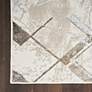 3_Nourison Glitz GLZ02 5'3"x7'3" Ivory Gray Area Rug more views