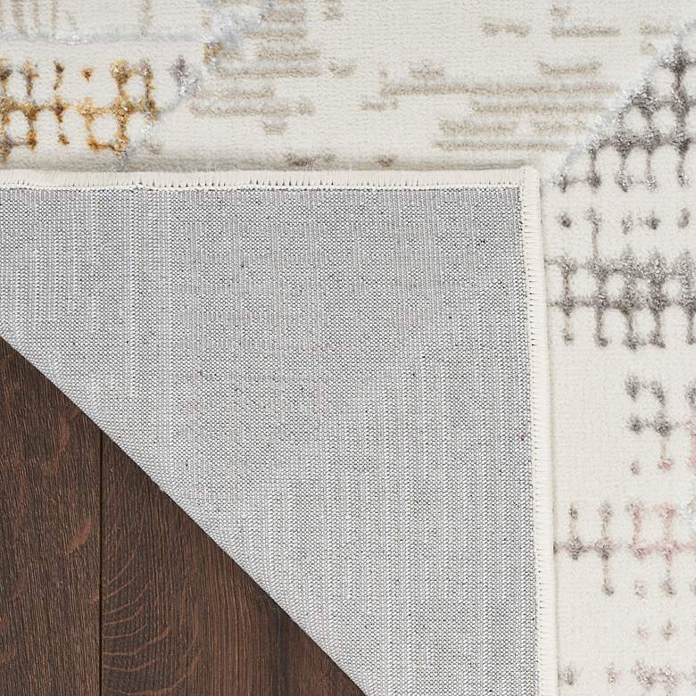 Image 4 Nourison Glitz GLZ04 5'3"x7'3" Multi-Color Ivory Area Rug more views