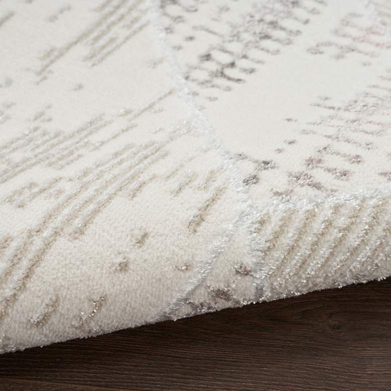 Image 6 Nourison Glitz GLZ04 5'3"x7'3" Multi-Color Ivory Area Rug more views