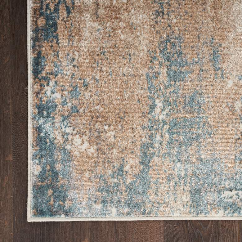 Image 3 Nourison Glitz GLZ06 5'3"x7'3" Multi-Colored Taupe Area R more views