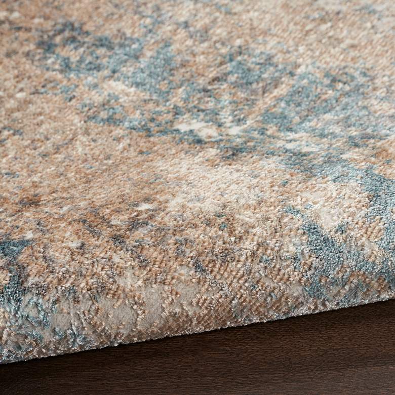 Image 6 Nourison Glitz GLZ06 5'3"x7'3" Multi-Colored Taupe Area R more views