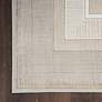 Thumbnail4 of Nourison Glitz GLZ07 7'10"x9'10" Ivory Rectangular Area R more views