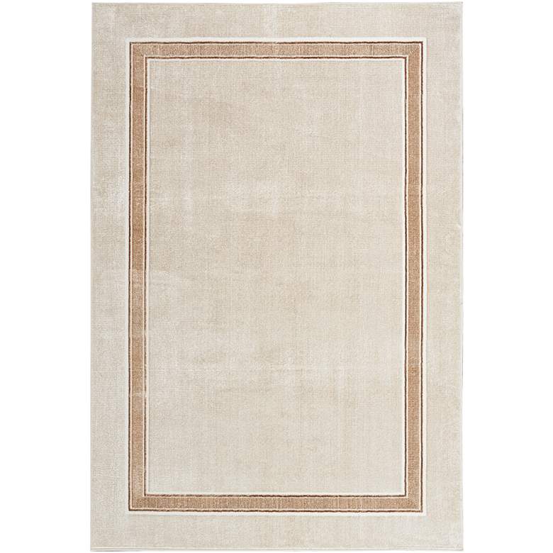 Image 2 Nourison Glitz GLZ08 5'3"x7'3" Ivory Cream Area Rug