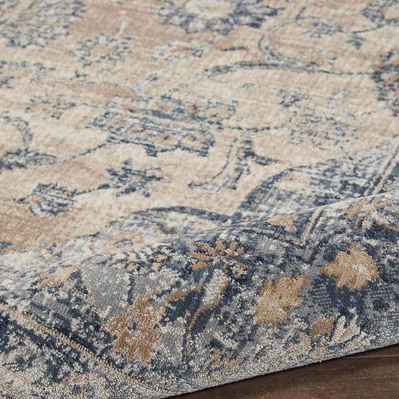 Image 6 Nourison Home Malta 5'3" x 7'7" Blue/Ivory Indoor Rug more views