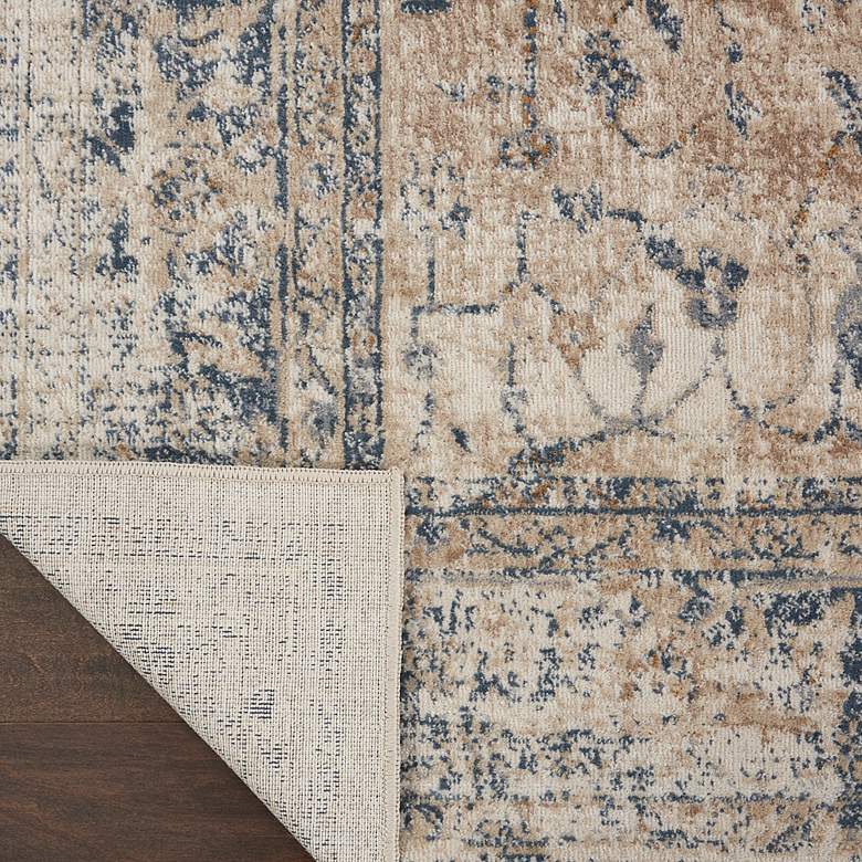 Image 4 Nourison Home Malta 5'3" x 7'7" Ivory/Blue Indoor Rug more views