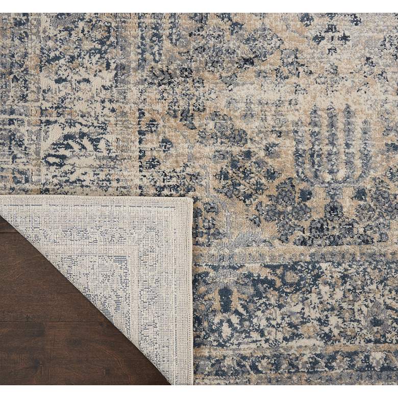 Image 4 Nourison Home Malta 5'3" x 7'7" Ivory/Blue Indoor Rug more views