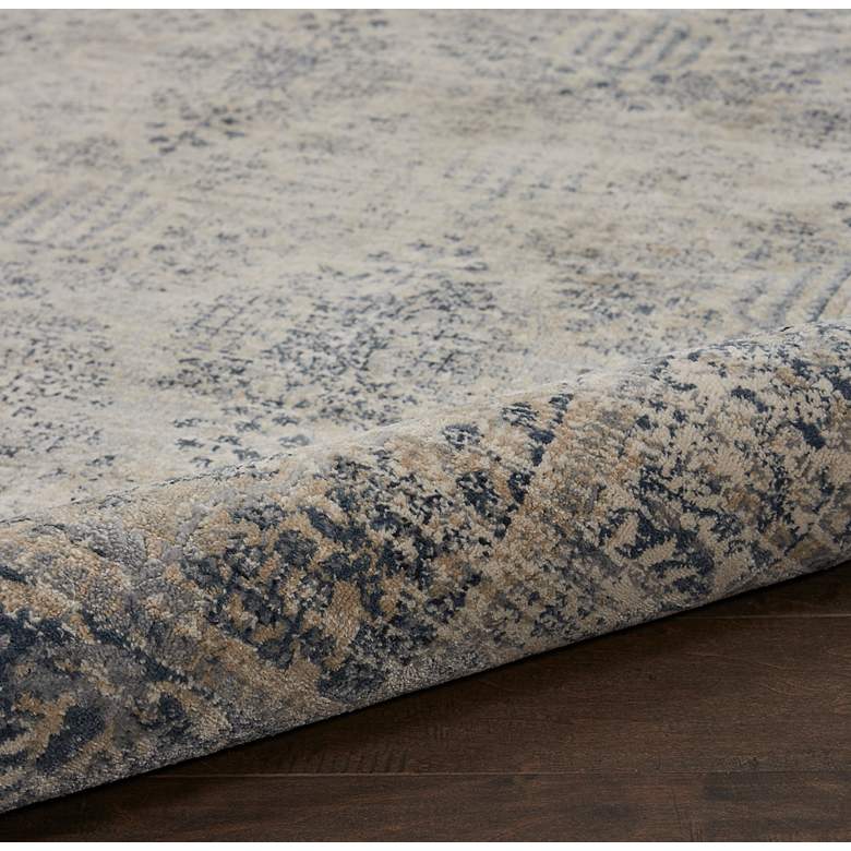 Image 6 Nourison Home Malta 5'3" x 7'7" Ivory/Blue Indoor Rug more views