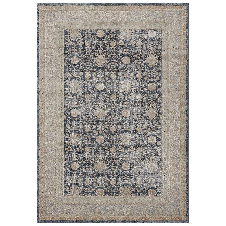 Image 2 Nourison Home Malta 5'3" x 7'7" Navy Bordered Indoor Rug