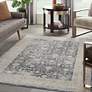 1_Nourison Home Malta 5'3" x 7'7" Navy Bordered Indoor Rug