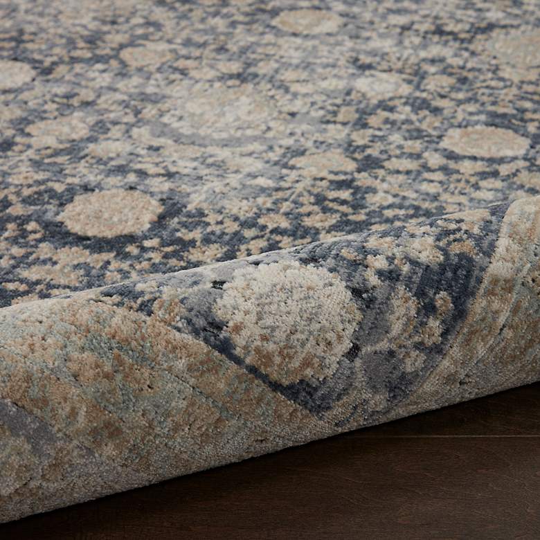 Image 6 Nourison Home Malta 5'3" x 7'7" Navy Bordered Indoor Rug more views