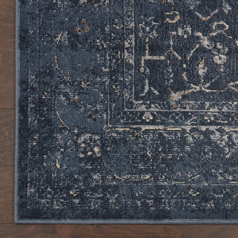 Image 3 Nourison Home Malta 5'3" x 7'7" Navy Indoor Rug more views