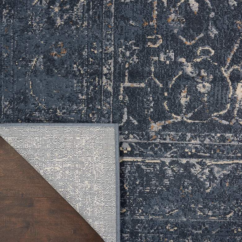 Image 4 Nourison Home Malta 5'3" x 7'7" Navy Indoor Rug more views